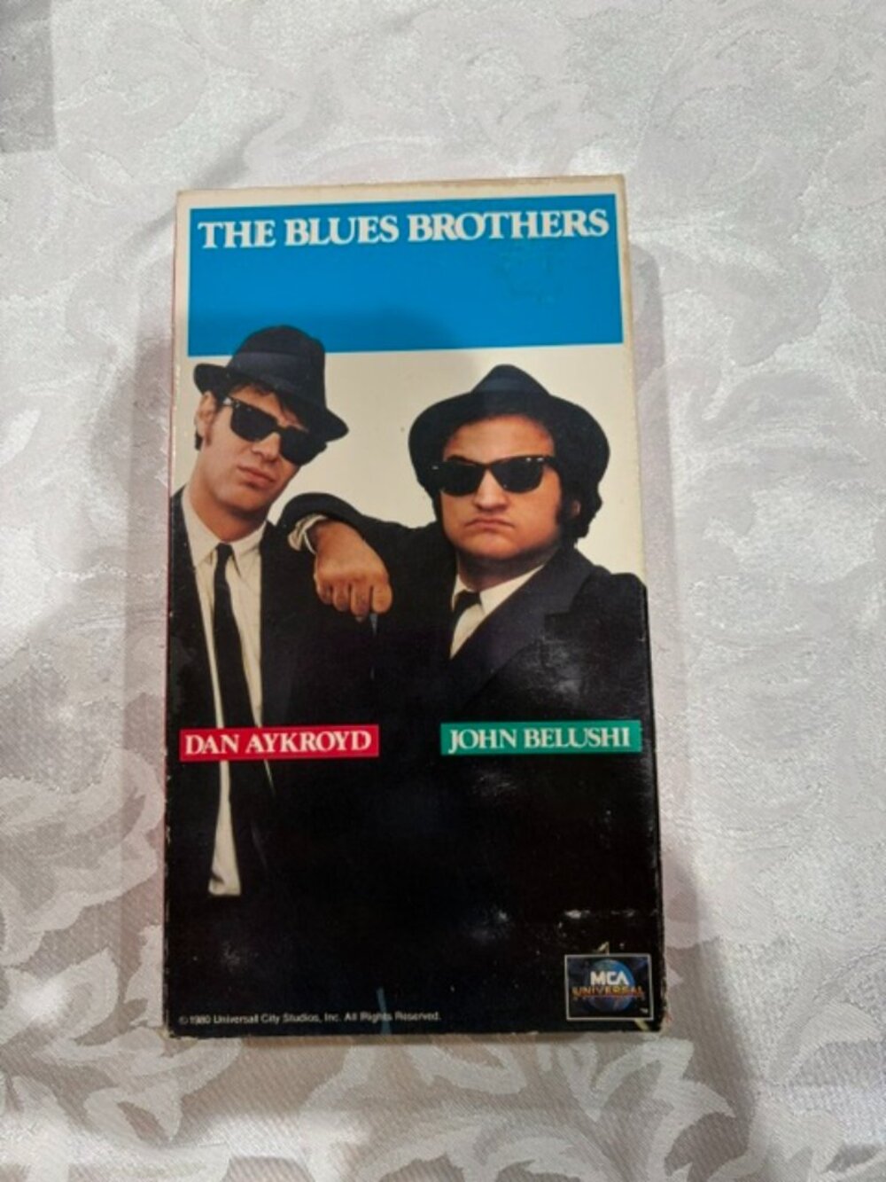 The Blues Brothers VHS Tape featuring Dan Aykroyd and John Belushi